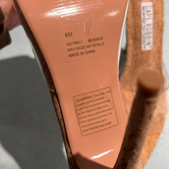 Cape Robin Clear Nude Heels Size 6 B33 - Picture 7 of 7